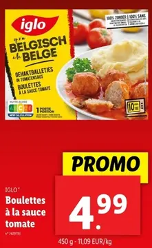Offre: Boulettes à la sauce tomate