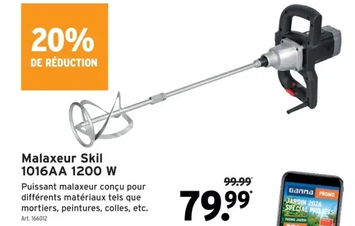Offre: Malaxeur 1016AA 1200 W