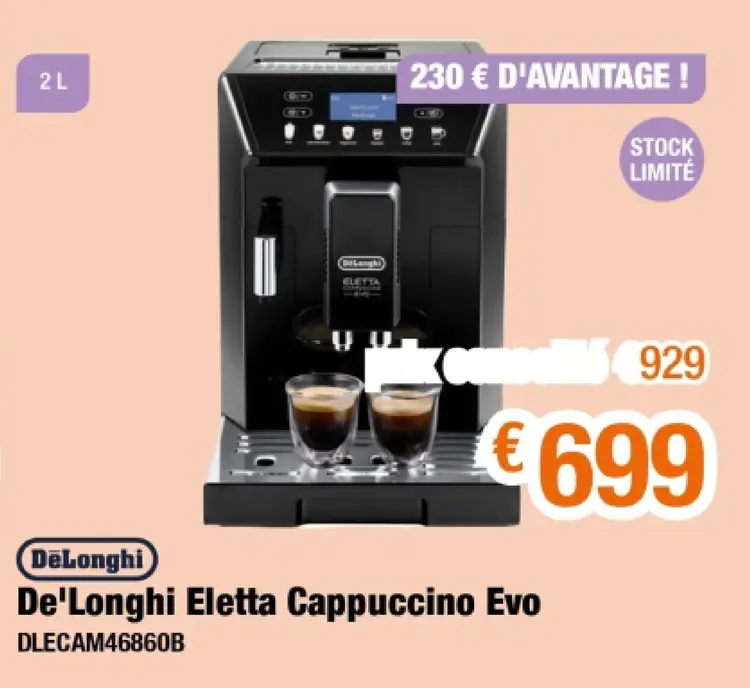 Offre: Eletta Cappuccino Evo