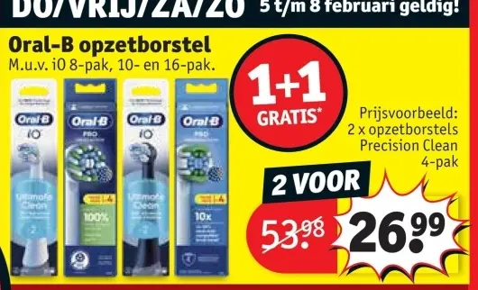 Promotie: Oral-B opzetborstel