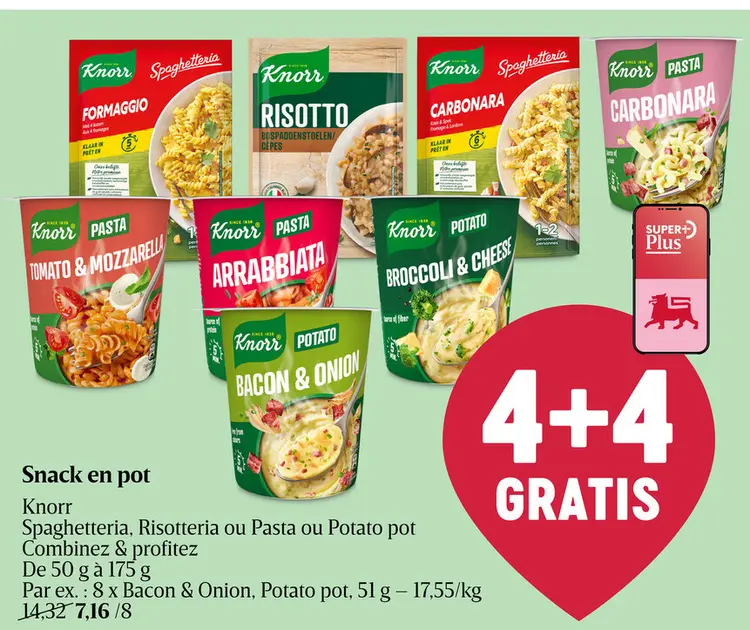 Offre: Snack en pot Knorr