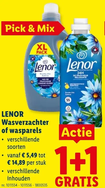 Promotie: Wasverzachter of wasparels