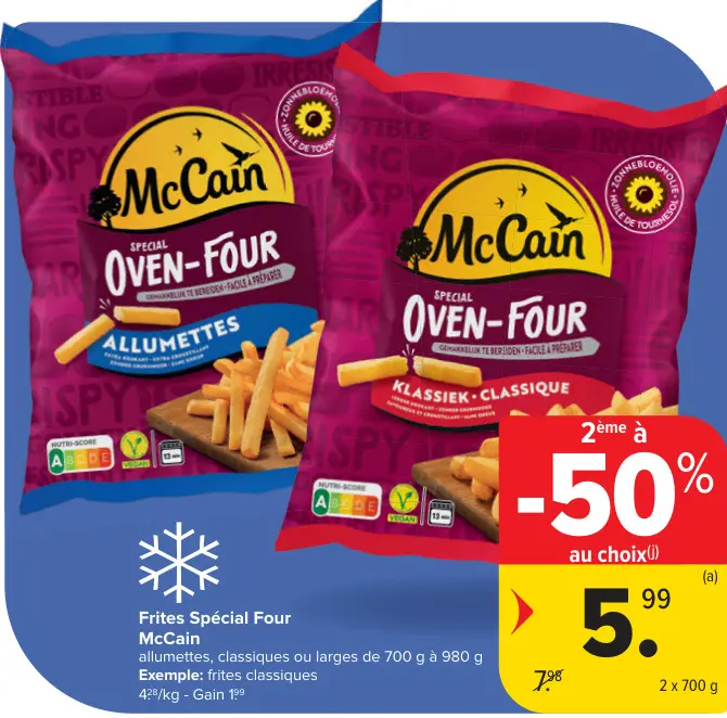 Offre: Frites Spécial Four