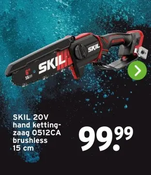 Aanbieding: 20V hand kettingzaag 0512CA brushless