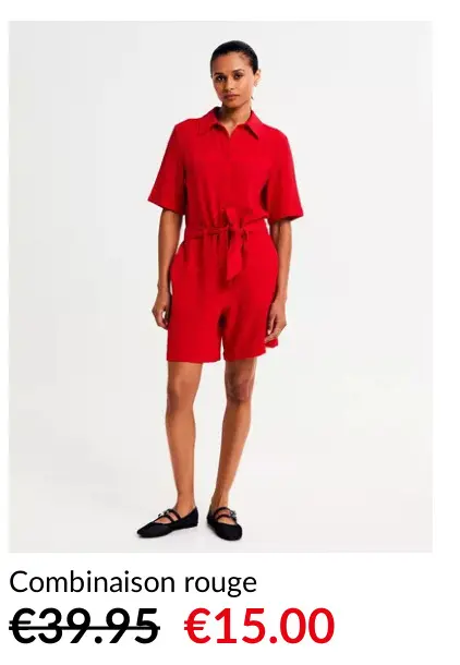 Offre: Combinaison rouge