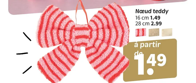 Offre: Nœud teddy