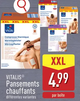 Offre: Pansements chauffants