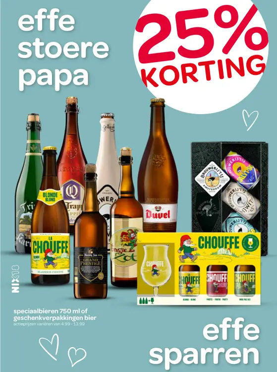 Aanbieding: Speciaalbieren 750 ml of geschenkverpakkingen bier