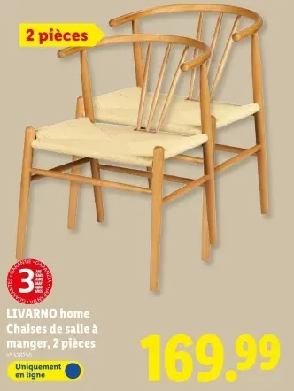 Offre: Chaises de salle à manger