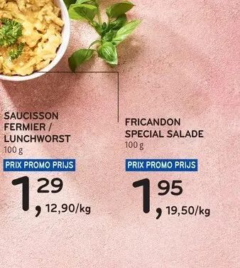 Offre: Fricandon special salade