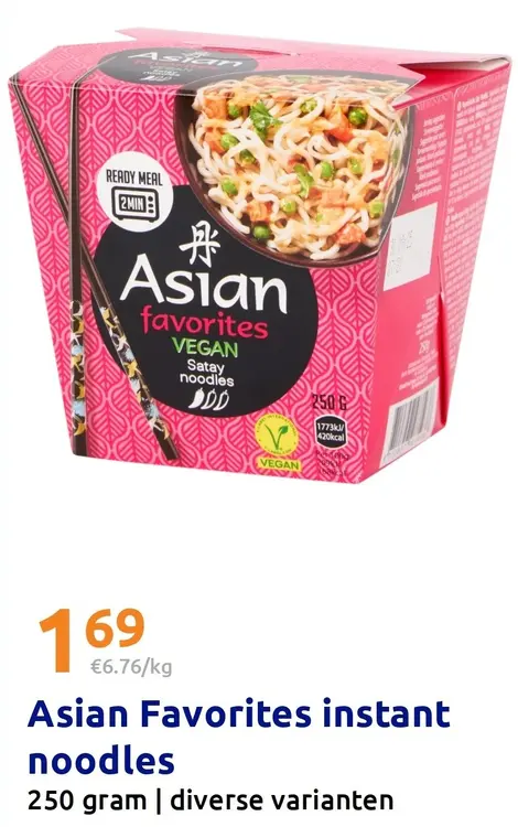 Promotie: Asian Favorites instant noodles