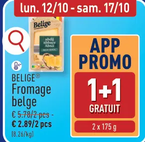 Offre: Fromage belge