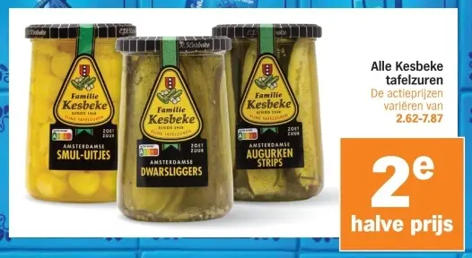 Aanbieding: Alle Kesbeke tafelzuren