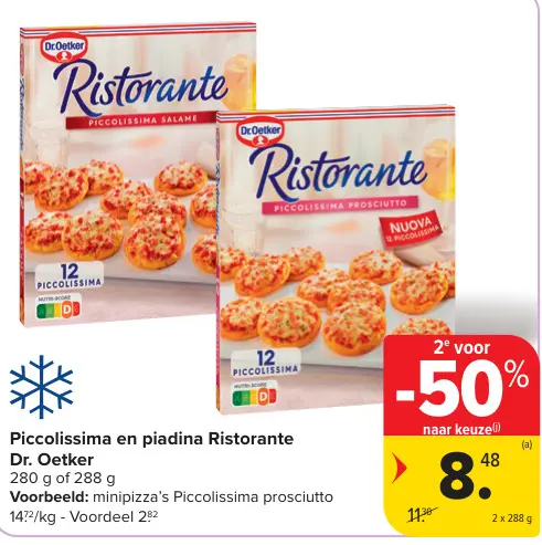 Promotie: Piccolissima en piadina Ristorante