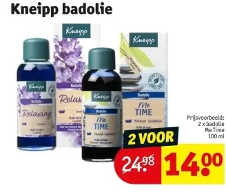 Aanbieding: Kneipp badolie