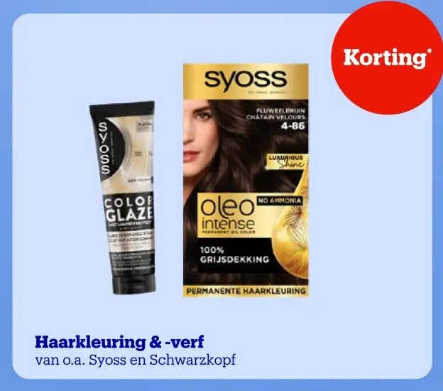Promotie: Haarkleuring & -verf