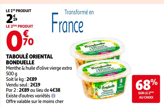 Offre: Taboulé oriental