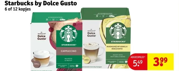 Aanbieding: Starbucks by Dolce Gusto