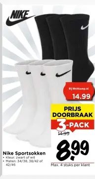 Aanbieding: Nike Sportsokken