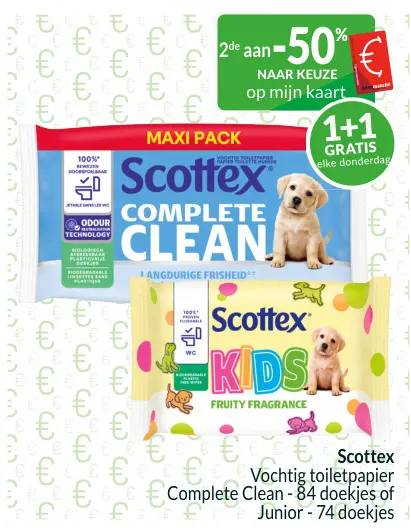 Promotie: Vochtig toiletpapier
