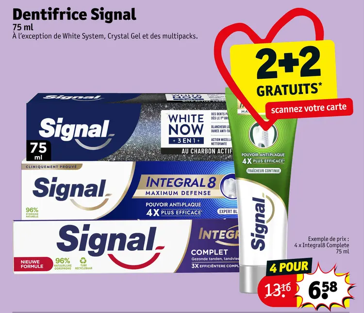 Offre: Dentifrice Signal