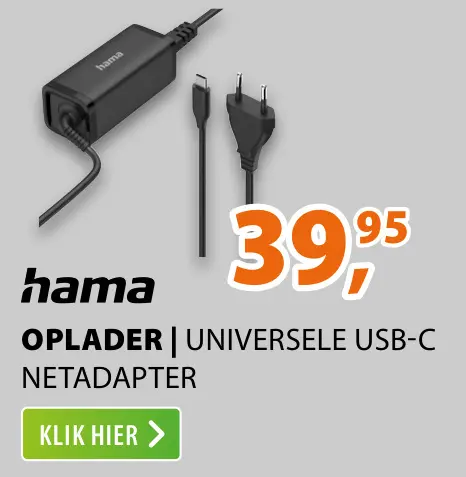Aanbieding: Oplader | universele usb-c netadapter