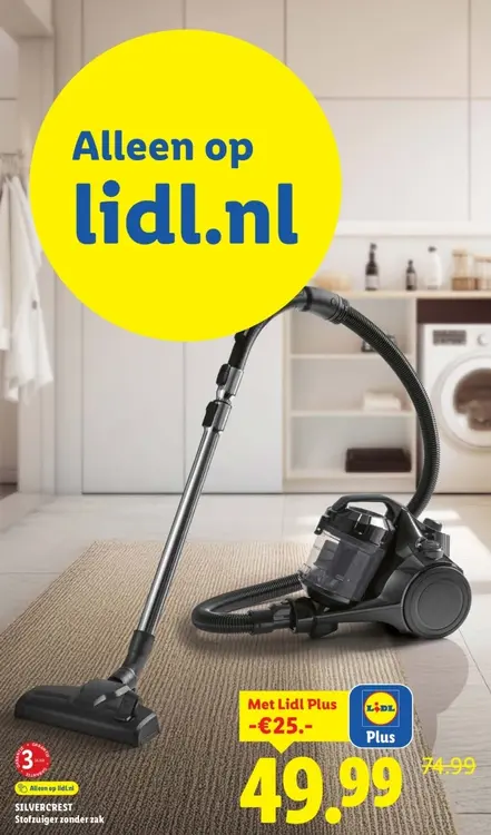 Aanbieding: Stofzuiger zonder zak