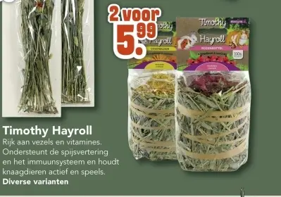 Aanbieding: Timothy hayroll