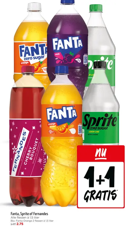 Aanbieding: Fanta, Sprite or Fernandes