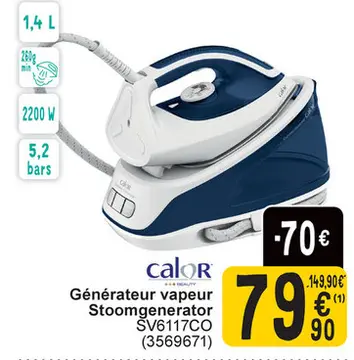 Aanbieding: Générateur vapeur Stoomgenerator SV6117CO