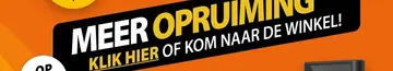 Aanbieding: Meer opruiming