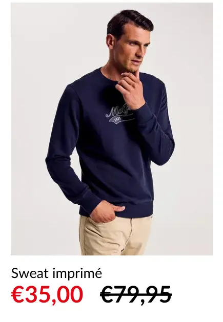 Offre: Sweat imprimé