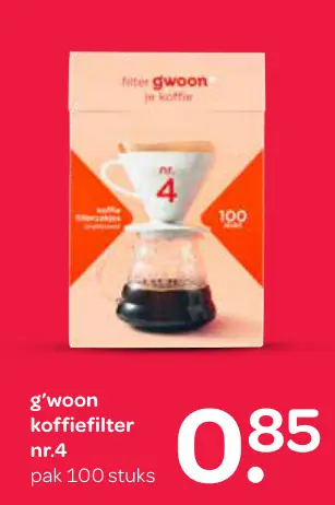 Aanbieding: koffiefilter nr.4