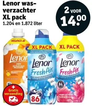 Aanbieding: wasverzachter XL pack