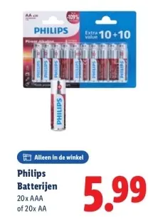 Aanbieding: Batterijen