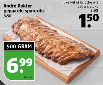 Aanbieding: André Dokter gegaarde spareribs