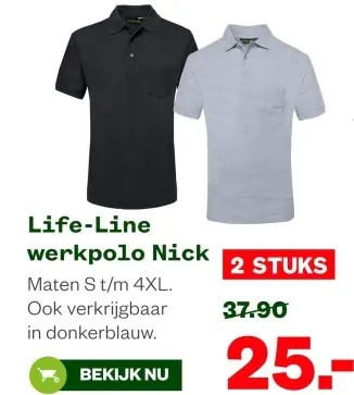 Aanbieding: werkpolo Nick