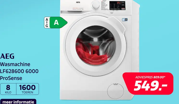 Aanbieding: AEG LF628600 6000 SERIE PROSENSE