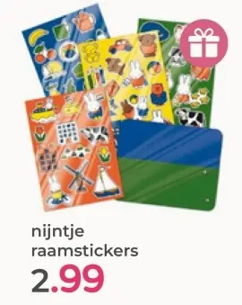 Aanbieding: nijntje raamstickers