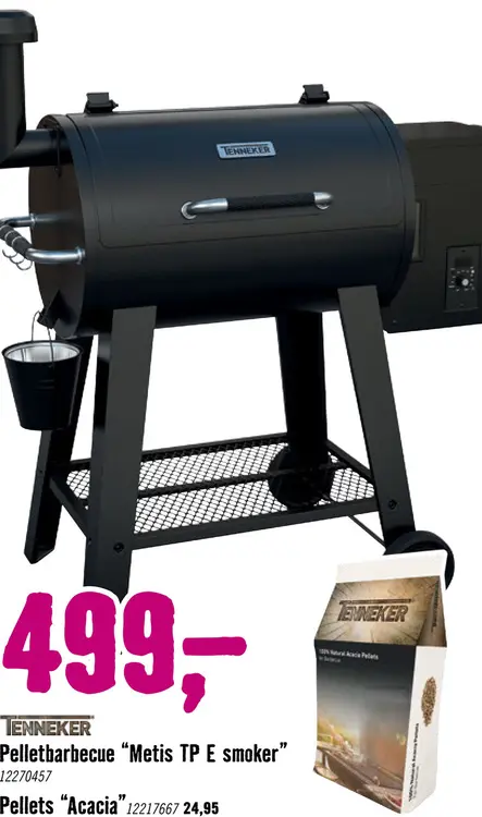 Aanbieding: TENNEKER Pellet Barbecue Metis TP E-smoker