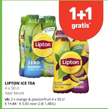Aanbieding: Lipton ice tea