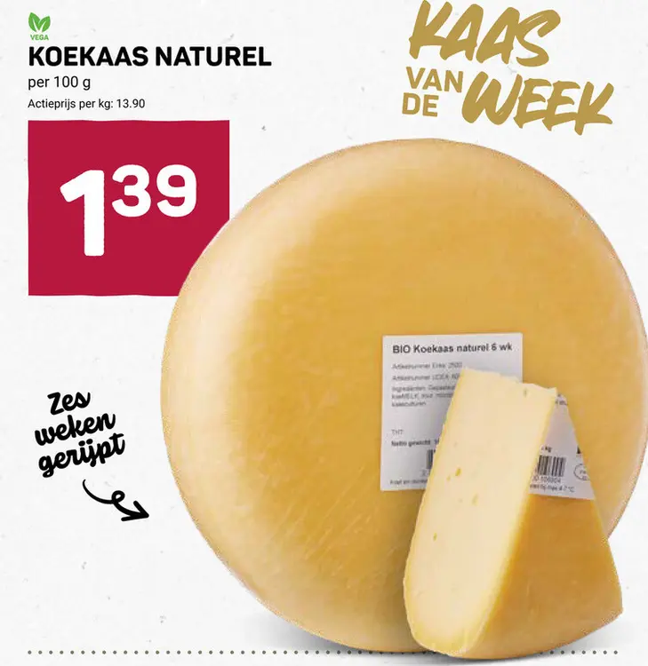 Aanbieding: Koekaas naturel
