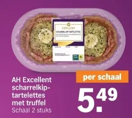 Aanbieding: scharrelkip-tartelettes met truffel