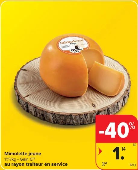 Offre: Mimolette jeune