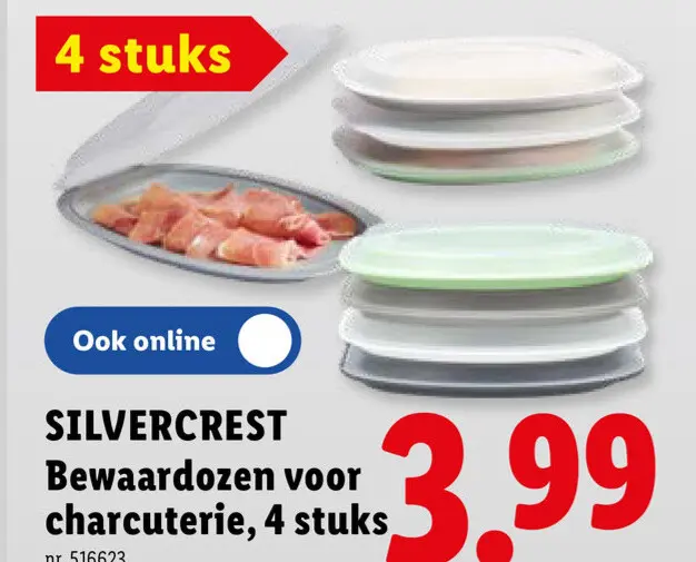 Promotie: Bewaardozen voor charcuterie