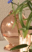 Aanbieding: Karaf Vis - Oranje - Glas - 17x10,5x15 cm