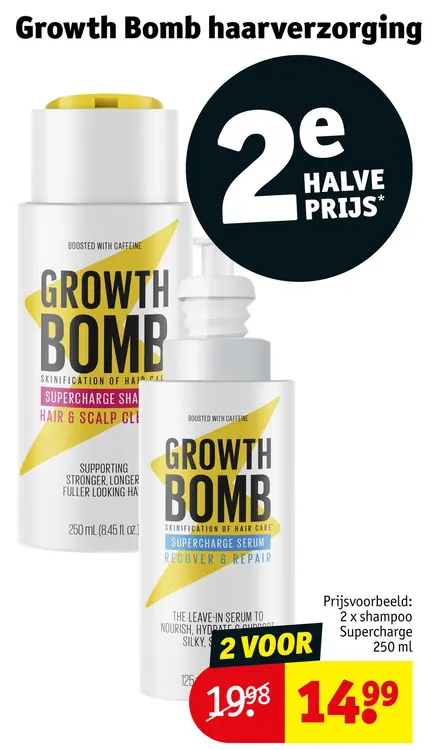 Promotie: Growth Bomb haarverzorging
