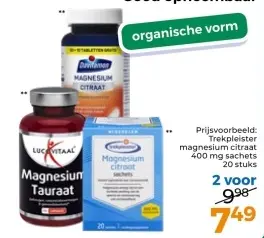 Aanbieding: Trekpleister magnesium citraat