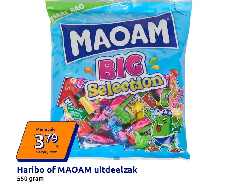 Promotie: MAOAM uitdeelzak