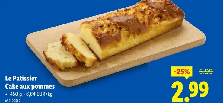 Offre: Cake aux pommes